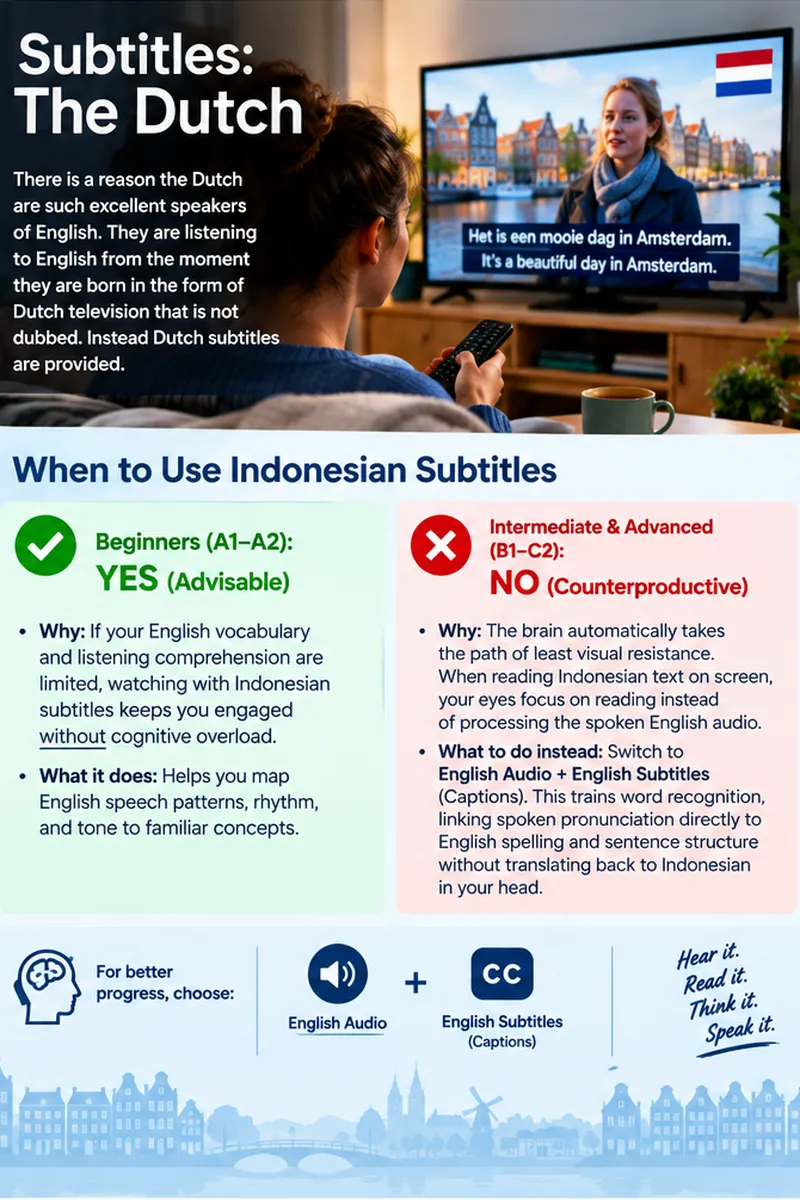 Subtitles and the Dutch